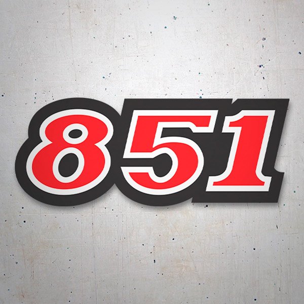 Aufkleber: Ducati 851