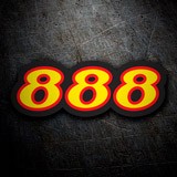 Aufkleber: Ducati 888 3