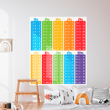 Wandtattoos: Multiplizieren Sie Tabellen von Farben 5