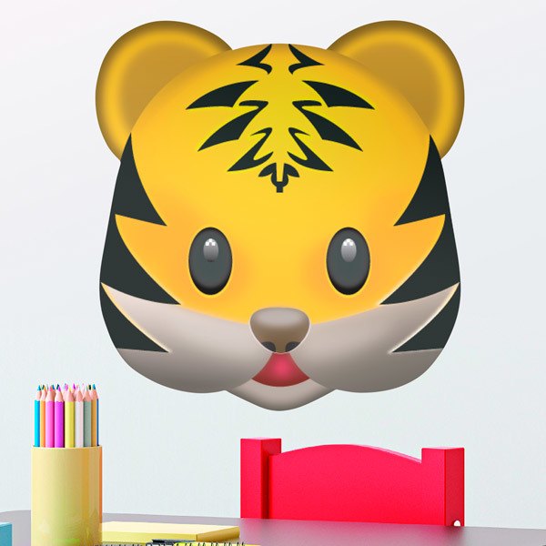 Wandtattoos: Tigergesicht