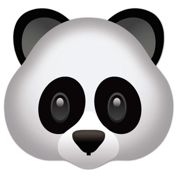 Wandtattoos: Panda Gesicht