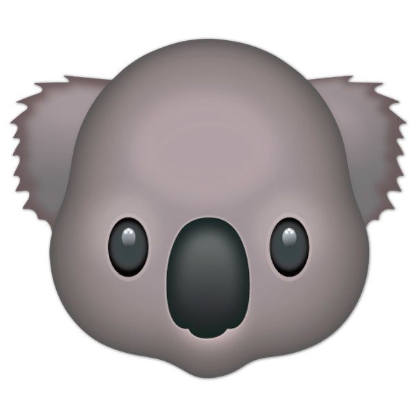 Wandtattoos: Koala-Gesicht