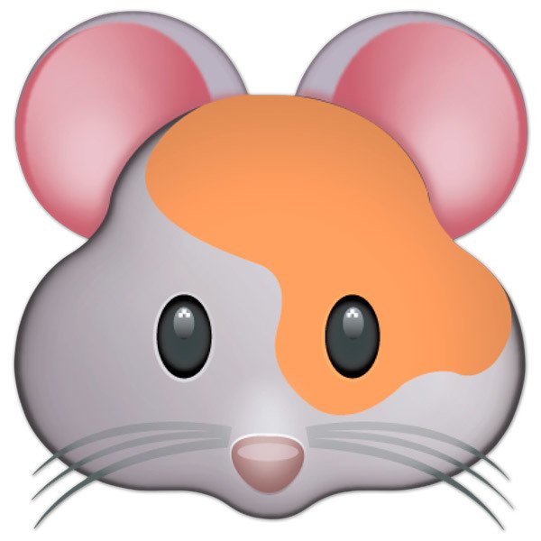 Wandtattoos: Hamster Gesicht