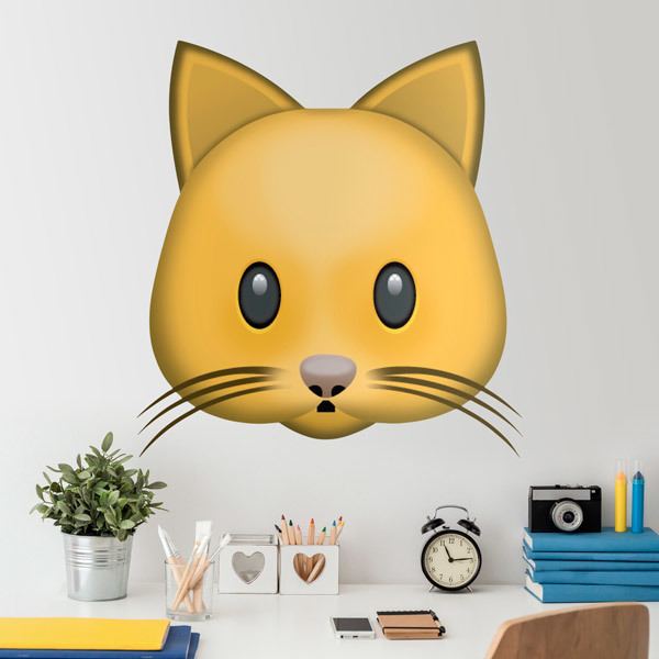 Wandtattoos: Katzengesicht