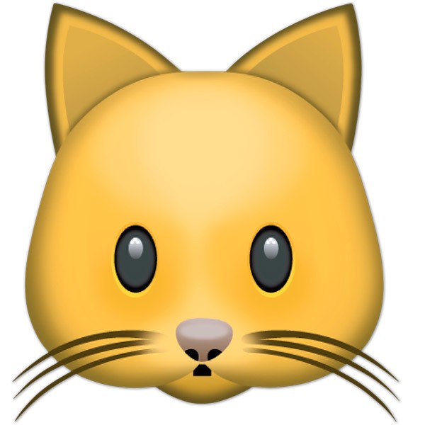 Wandtattoos: Katzengesicht