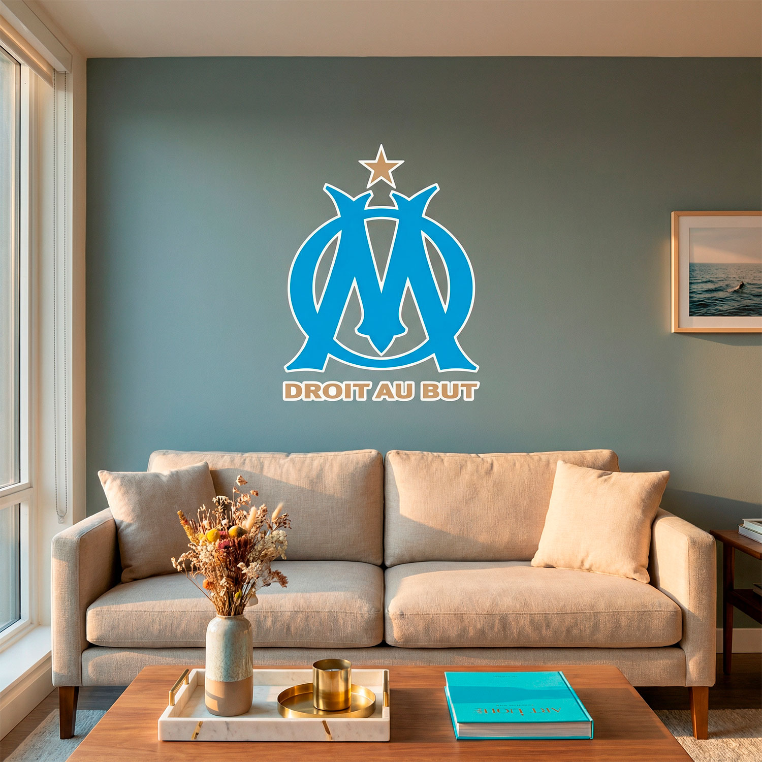 Wandtattoos: Olympique de Marseille Wappen