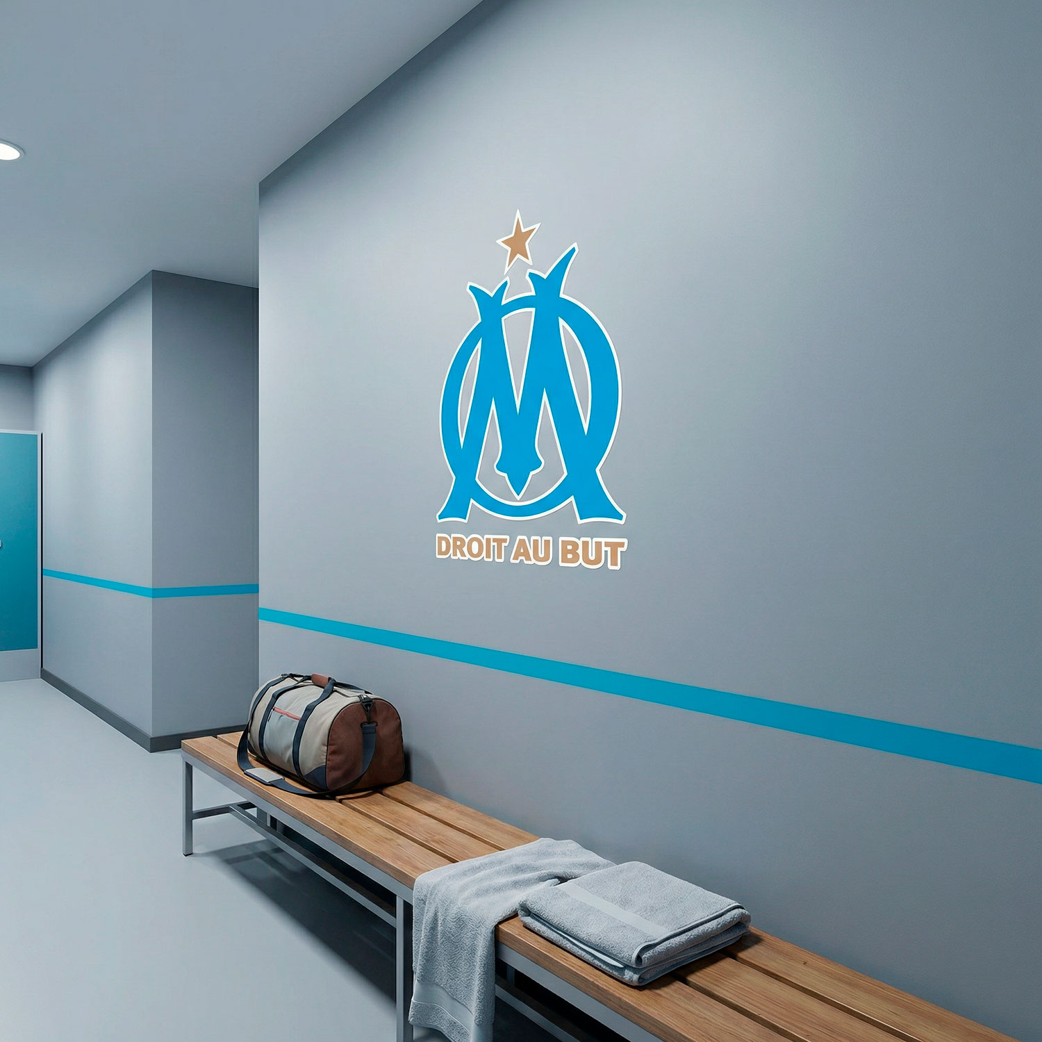 Wandtattoos: Olympique de Marseille Wappen