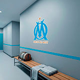 Wandtattoos: Olympique de Marseille Wappen 14