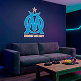 Wandtattoos: Olympique de Marseille Wappen 15