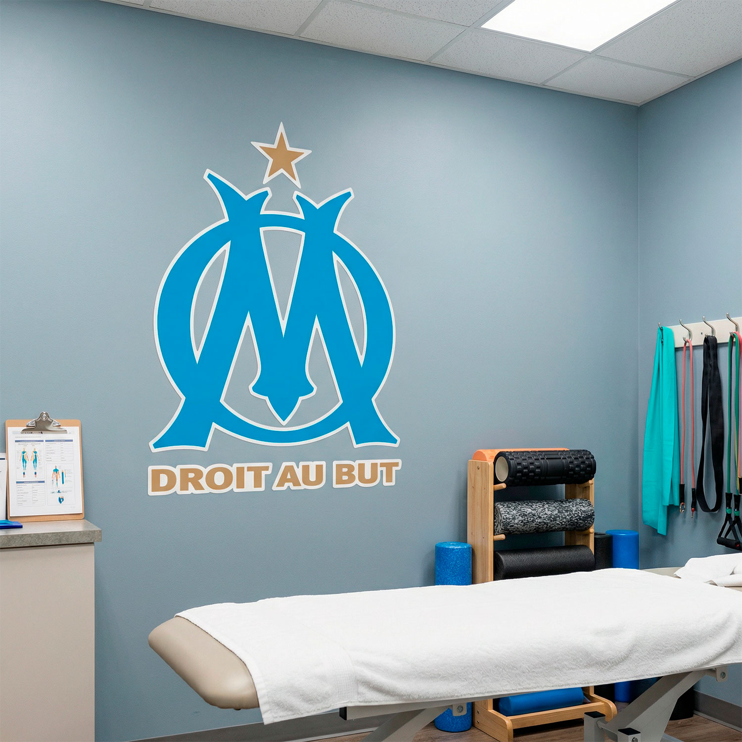Wandtattoos: Olympique de Marseille Wappen