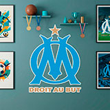 Wandtattoos: Olympique de Marseille Wappen 19