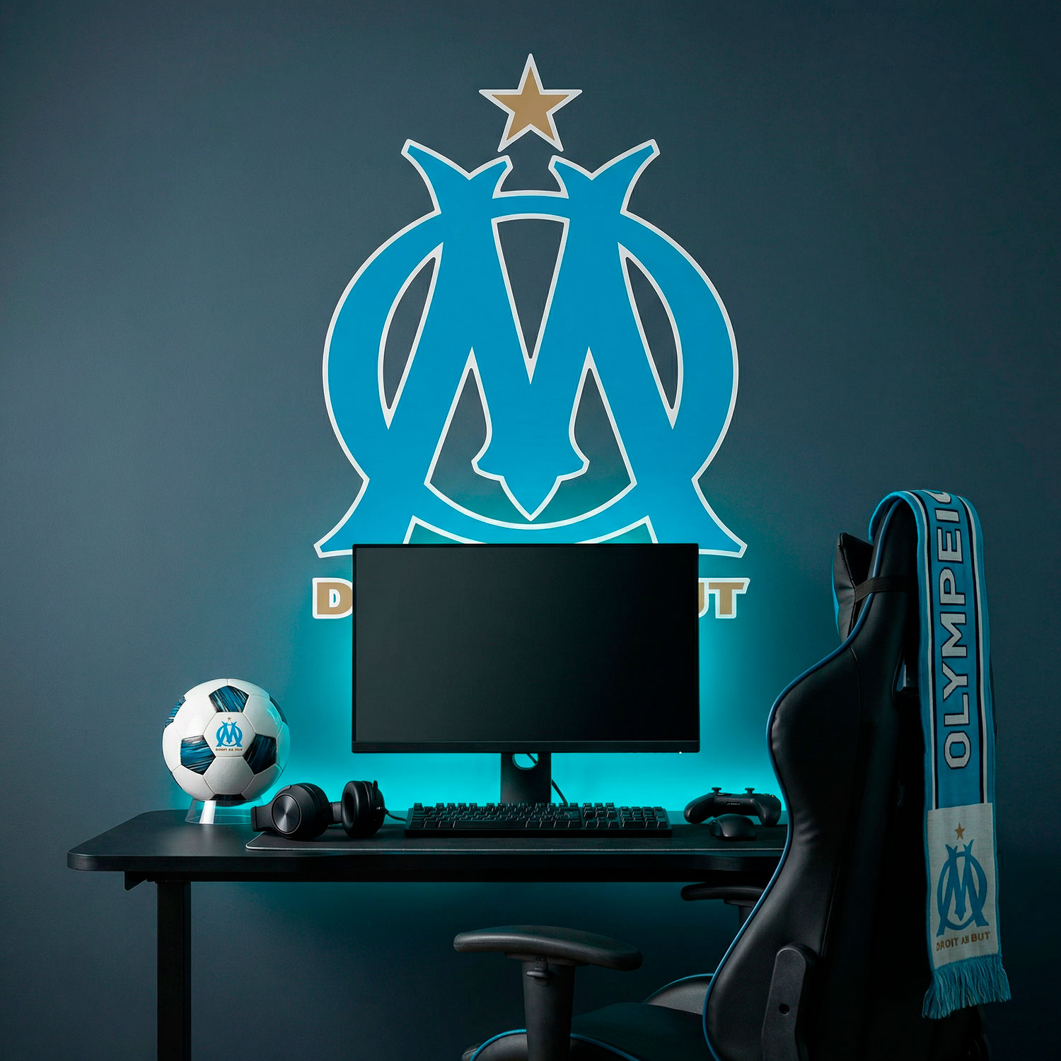 Wandtattoos: Olympique de Marseille Wappen