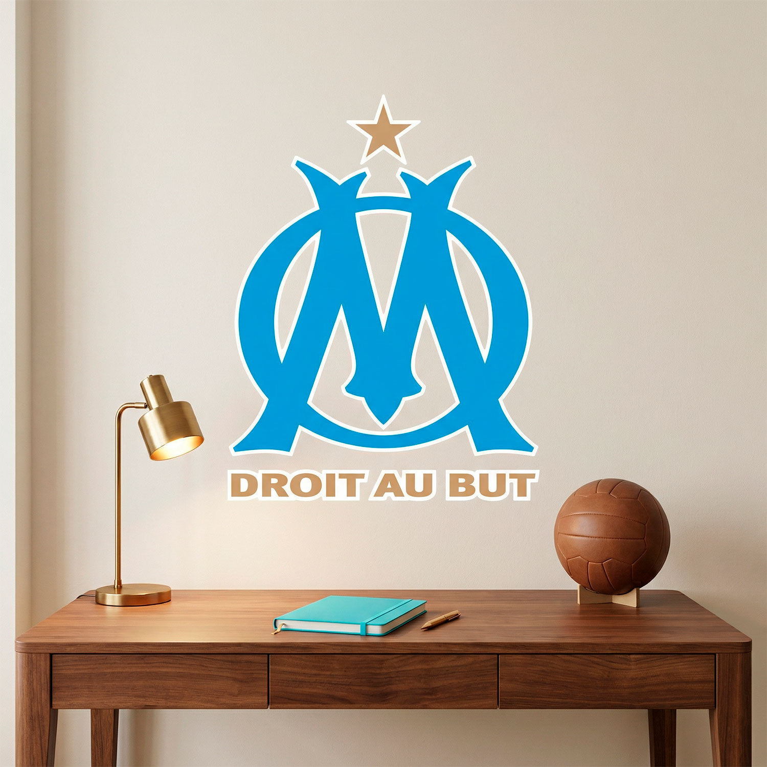 Wandtattoos: Olympique de Marseille Wappen