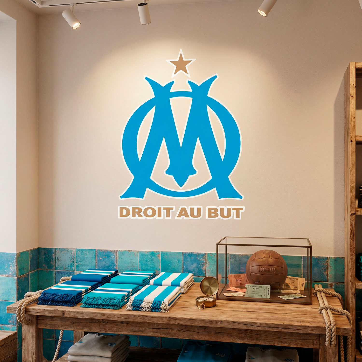 Wandtattoos: Olympique de Marseille Wappen