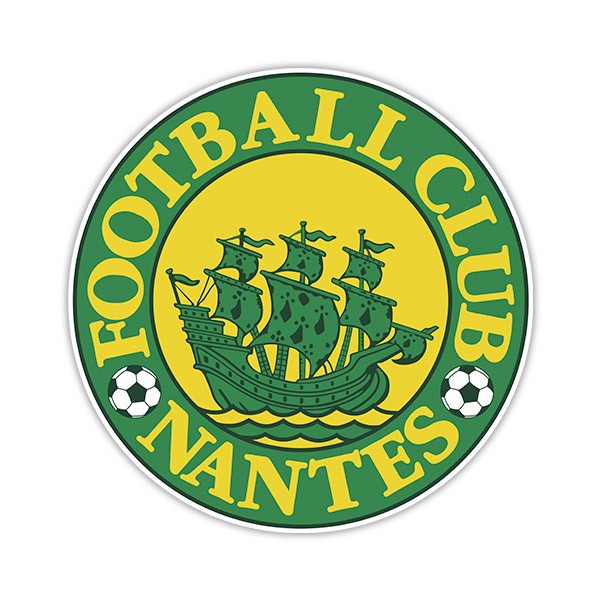 Wandtattoos: Wappen des Fußballclubs Nantes