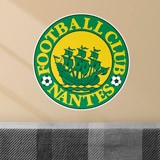 Wandtattoos: Wappen des Fußballclubs Nantes 3