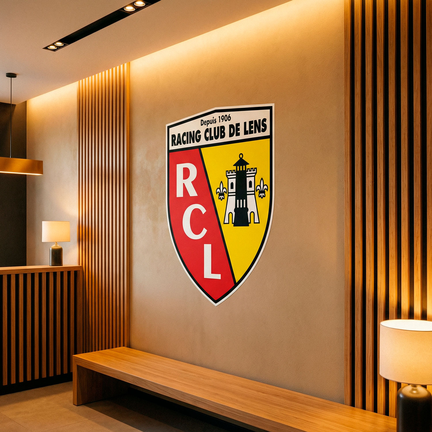 Wandtattoos: RCL Lens Wappen