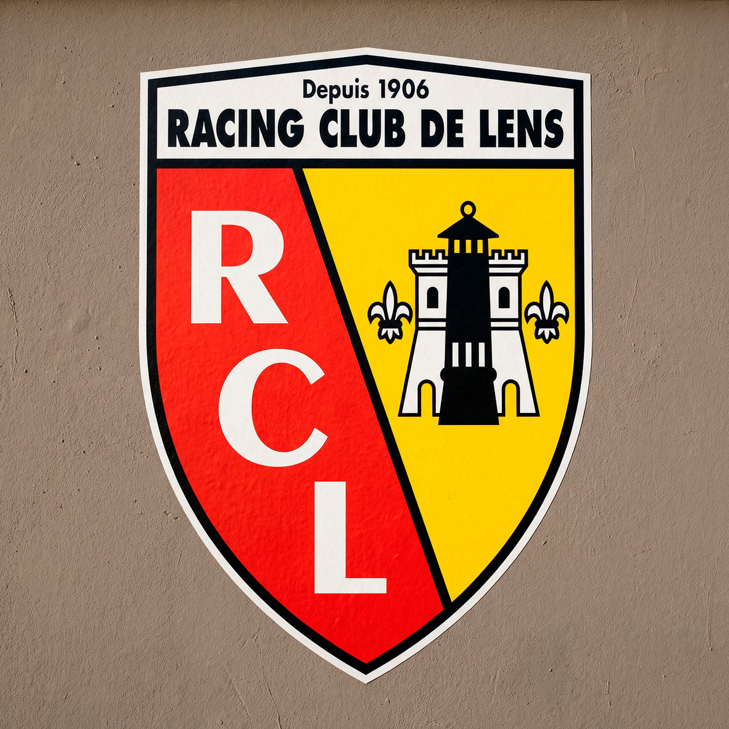 Wandtattoos: RCL Lens Wappen