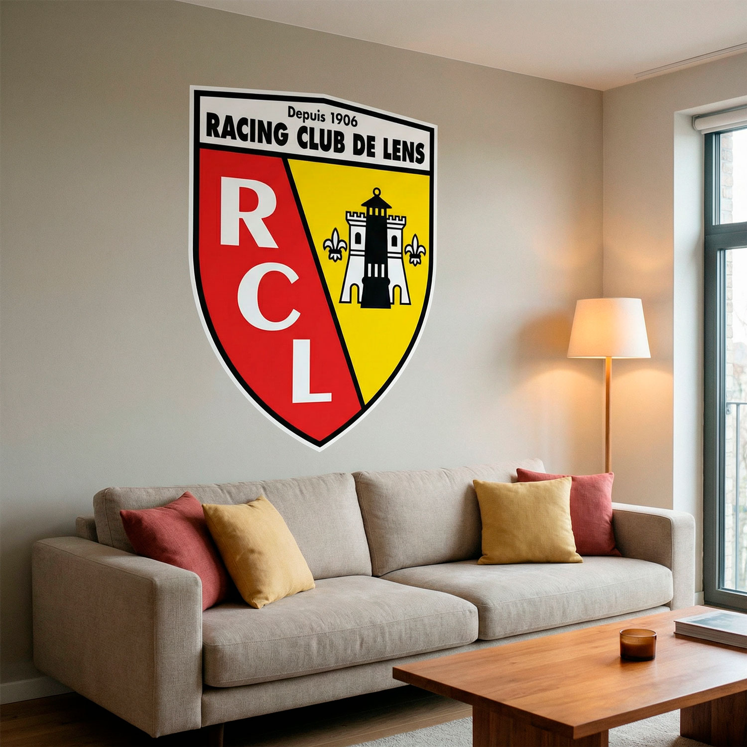 Wandtattoos: RCL Lens Wappen