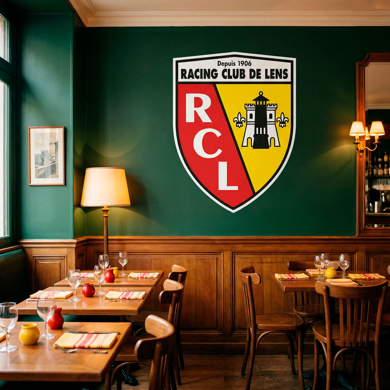 Wandtattoos: RCL Lens Wappen