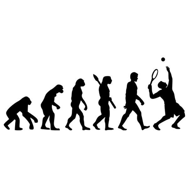 Wandtattoos: Evolution Tennis