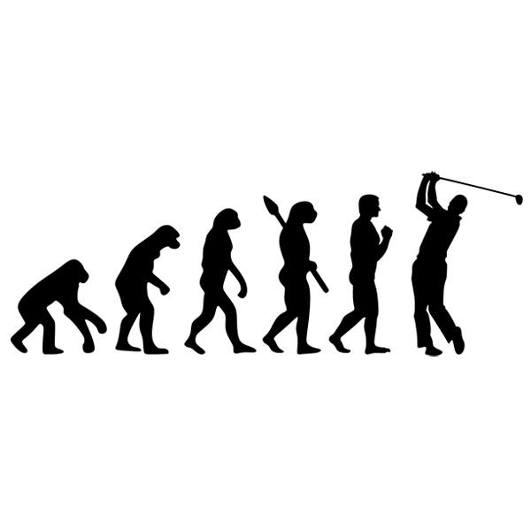 Wandtattoos: Golf evolution evolution