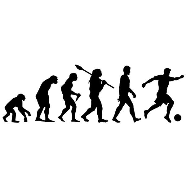 Wandtattoos: Fußball evolution