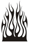 Aufkleber: Flames
