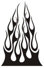 Aufkleber: Flames