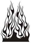 Aufkleber: Flames