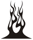 Aufkleber: Flames