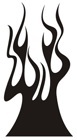 Aufkleber: Flames