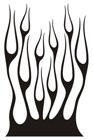 Aufkleber: Flames