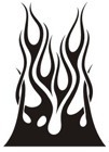 Aufkleber: Flames