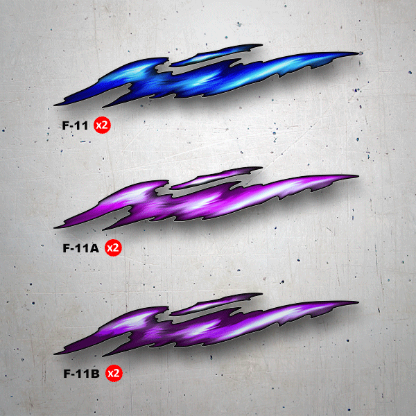 Aufkleber: Zerrissene Fusion in Dynamischen Farben