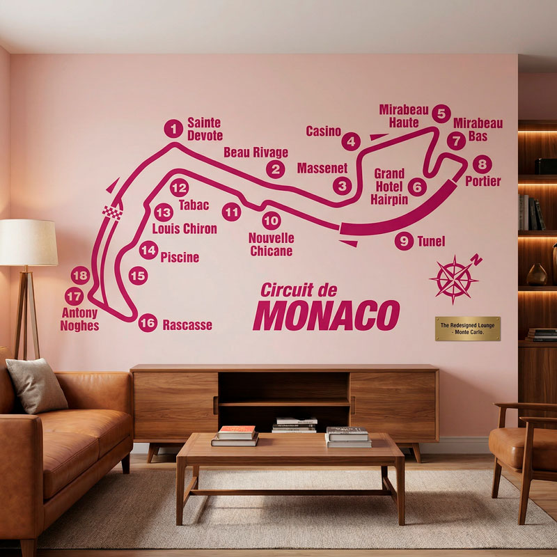 Rennstrecke durch Monaco 11/11