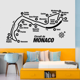 Wandtattoos: Rennstrecke durch Monaco 4
