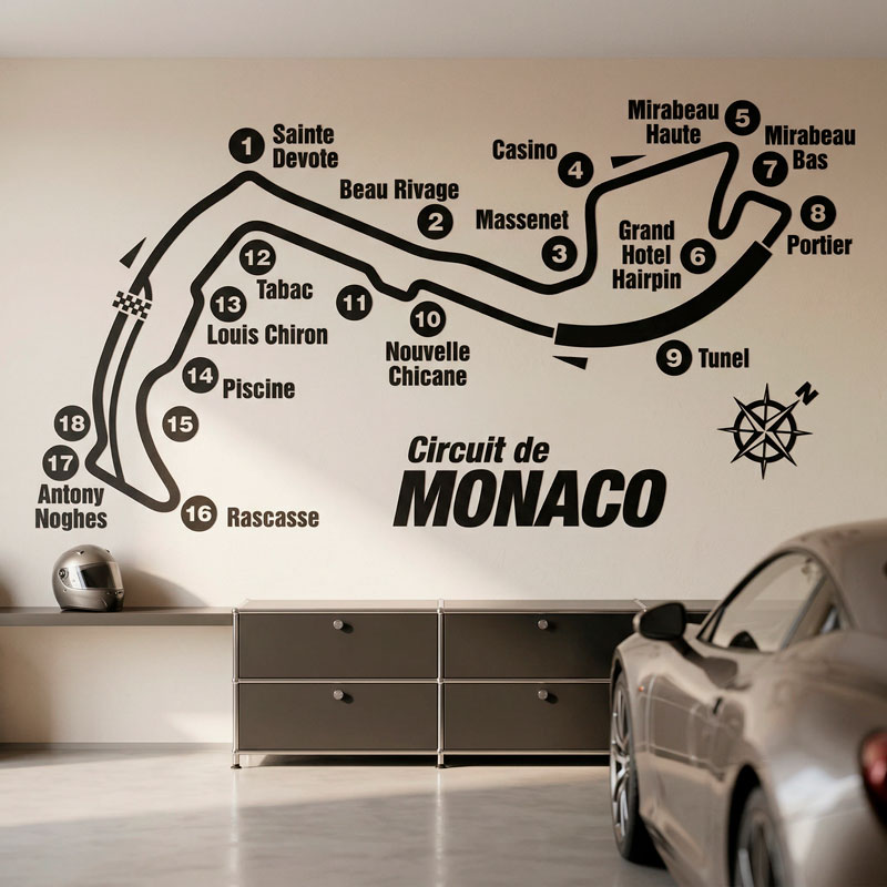 Rennstrecke durch Monaco 5/11