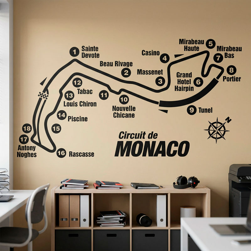 Rennstrecke durch Monaco 8/11