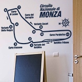 Wandtattoos: Monza Rennstrecke 2