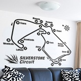 Wandtattoos: Silverstone Rennstrecke 2