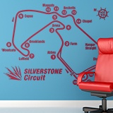 Wandtattoos: Silverstone Rennstrecke 3