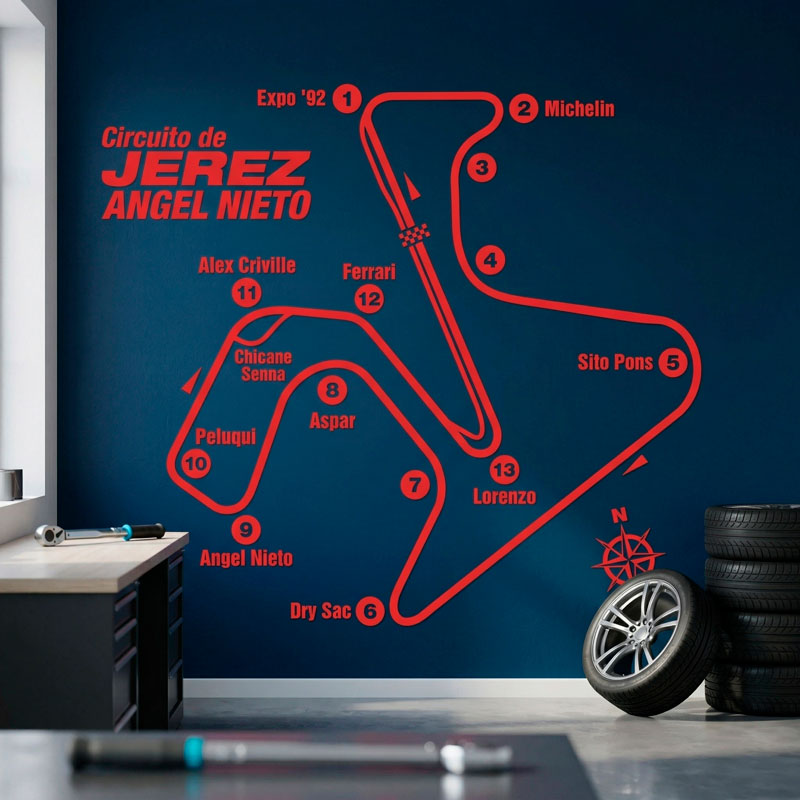 Jerez Rennstrecke- &Aacute;ngel Nieto 8/10