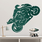 Wandtattoos: MotoGP-Silhouette 2