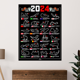 Wandtattoos: Vinyl-Poster von F1 2024 IV Schaltungen 3