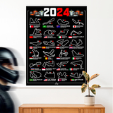 Wandtattoos: Vinyl-Poster von F1 2024 IV Schaltungen 4