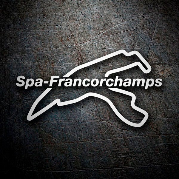 Aufkleber Schaltkreis von SpaFrancorchamps