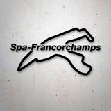 Aufkleber: Schaltkreis von Spa-Francorchamps 2