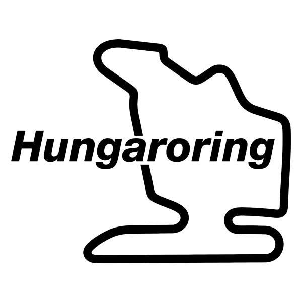Aufkleber: Schaltkreis von Hungaroring