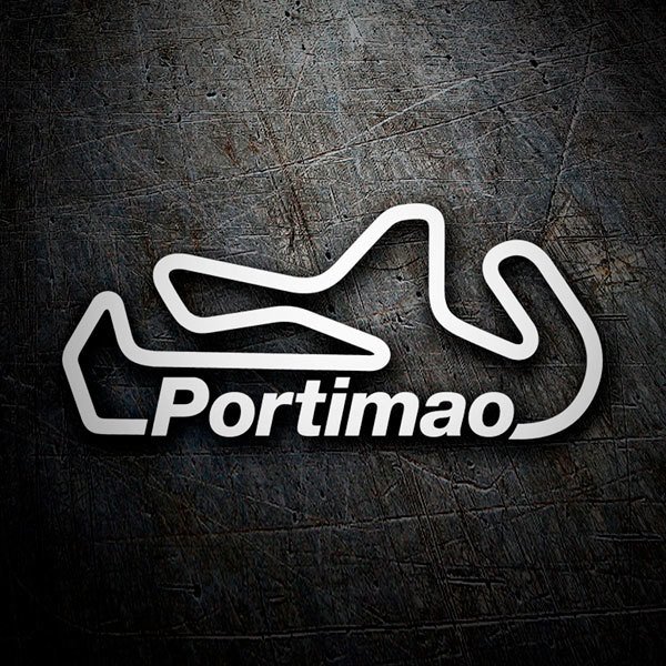 Aufkleber: Schaltkreis von Portimao 0
